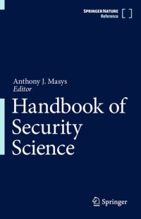 cover of the book Handbook Of Security Science