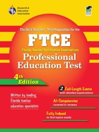 cover of the book FTCE (REA) - Professional Education Test The Best Teachers'