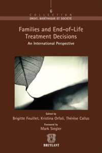 cover of the book Families and End–of–Life Treatment Decisions: An International Perspective