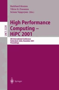 cover of the book High Performance Computing — HiPC 2001: 8th International Conference Hyderabad, India, December 17–20, 2001 Proceedings