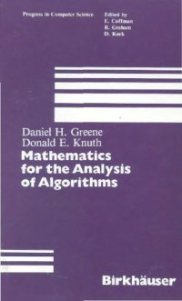 cover of the book Mathematics for the analysis of algorithms 