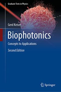 cover of the book Biophotonics: Concepts to Applications (Graduate Texts in Physics)