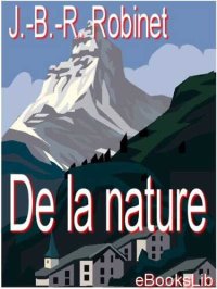 cover of the book De la nature