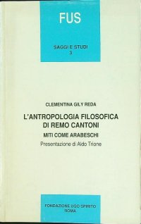 cover of the book L'antropologia filosofica di Remo Cantoni. Miti come arabeschi