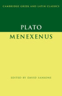 cover of the book Plato: Menexenus