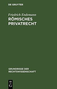 cover of the book Römisches Privatrecht