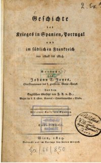 cover of the book Geschichte des Krieges in Spanien, Portugal und im südlichen Frankreich von 1808 bis 1814