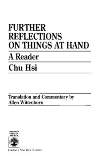 cover of the book Further Reflections on Things at Hand: A Reader