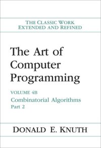 cover of the book The Art of Computer Programming, Volume 4B: Combinatorial Algorithms, Part 2