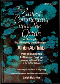 cover of the book The Earliest Commentary of the Quran according to the 4th Rightly Guided Caliph - Ali ibn abi Talib in the Nahj al-Balaghah