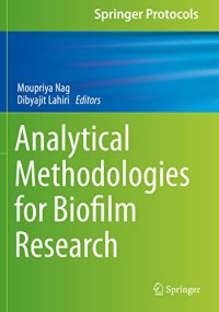 cover of the book Analytical Methodologies for Biofilm Research