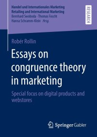 cover of the book Essays on congruence theory in marketing: Special focus on digital products and webstores