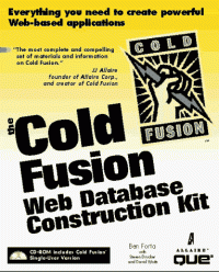 cover of the book The Cold Fusion Web Database Construction Kit