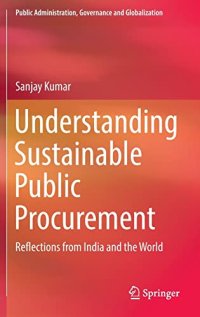 cover of the book Understanding Sustainable Public Procurement: Reflections from India and the World