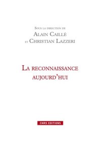 cover of the book La reconnaissance aujourd'hui