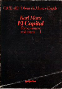 cover of the book El Capital: Critica de la economia politica (Tomo1, Vol 1)