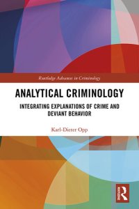 cover of the book Analytical Criminology