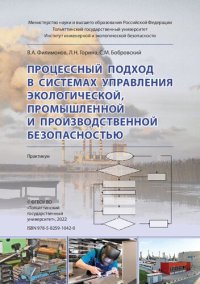 cover of the book Процессный подход в системах управления экологической, промышленной и производственной безопасностью: практикум