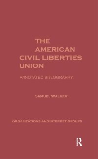 cover of the book The American Civil Liberties Union