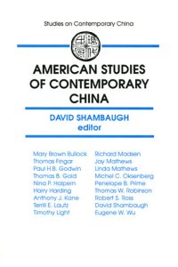 cover of the book American Studies of Contemporary China