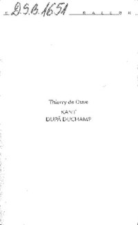 cover of the book Kant după Duchamp