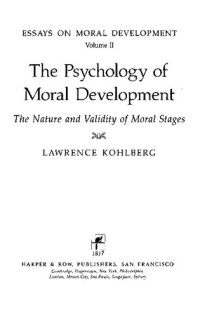 cover of the book Essays on Moral Development (vol.2) - The Psychology of Moral Development