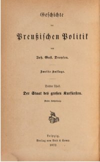 cover of the book Der Staat des Großen Kurfürsten