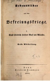 cover of the book Ernst Friedrich Herbert Graf von Münster