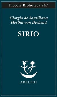 cover of the book Sirio. Tre seminari sulla cosmologia arcaica