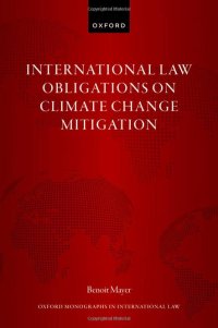 cover of the book International Law Obligations on Climate Change Mitigation