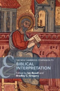 cover of the book The New Cambridge Companion to Biblical Interpretation