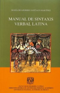 cover of the book Manual de sintaxis verbal latina