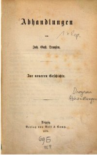 cover of the book Abhandlungen : Zur neueren Geschichte