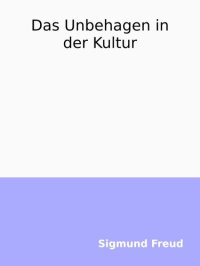 cover of the book Das Unbehagen in der Kultur