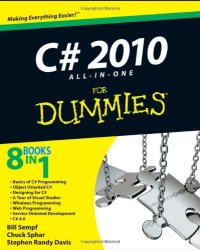 cover of the book C# 2010 All-in-One For Dummies