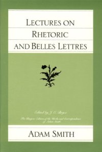 cover of the book Lectures on Rhetoric and Belles Lettres 