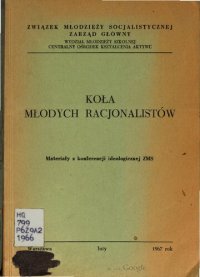 cover of the book Koła młodych racjonalistów