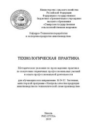 cover of the book Технологическая практика: методические указания