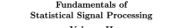 cover of the book Fundamentals of Statistical Signal Processing: Detection theory