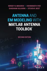 cover of the book Antenna and EM Modeling with MATLAB Antenna Toolbox