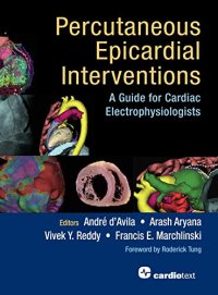 cover of the book Percutaneous Epicardial Interventions: A Guide for Cardiac Electrophysiologists