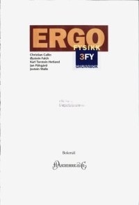 cover of the book ERGO fysikk. 3FY : Grunnbok