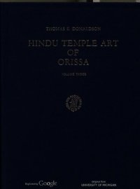 cover of the book Hindu temple art of Orissa 3. (1987).