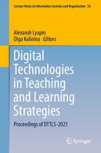 cover of the book Digital Technologies in Teaching and Learning Strategies: Proceedings of DTTLS-2021