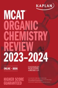 cover of the book MCAT Organic Chemistry Review 2023-2024: Online + Book