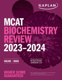 cover of the book MCAT Biochemistry Review 2023-2024: Online + Book