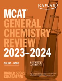 cover of the book MCAT General Chemistry Review 2023-2024: Online + Book