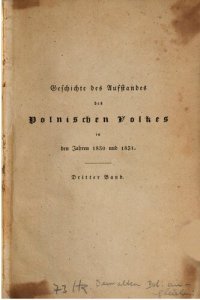 cover of the book Geschichte des polnischen Aufstandes und Krieges in den Jahren 1830 und 1831