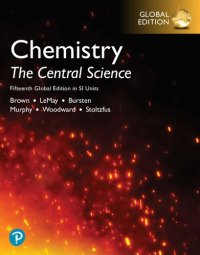 cover of the book Chemistry: The Central Science, 15th (aren't they getting bored of this) Global Edition in SI Units Theodore L. Brown, Eugene H. LeMay, Bruce E. Bursten, Catherine Murphy, Patrick Woodward, Matthew E. Stoltzfus