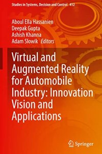 cover of the book Virtual and Augmented Reality for Automobile Industry: Innovation Vision and Applications